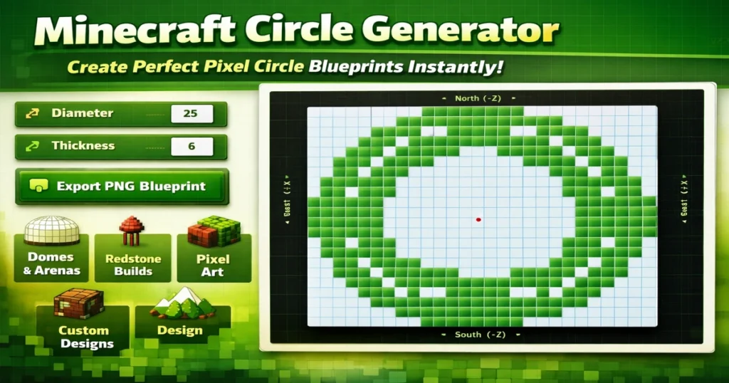 Minecraft Circle Generator